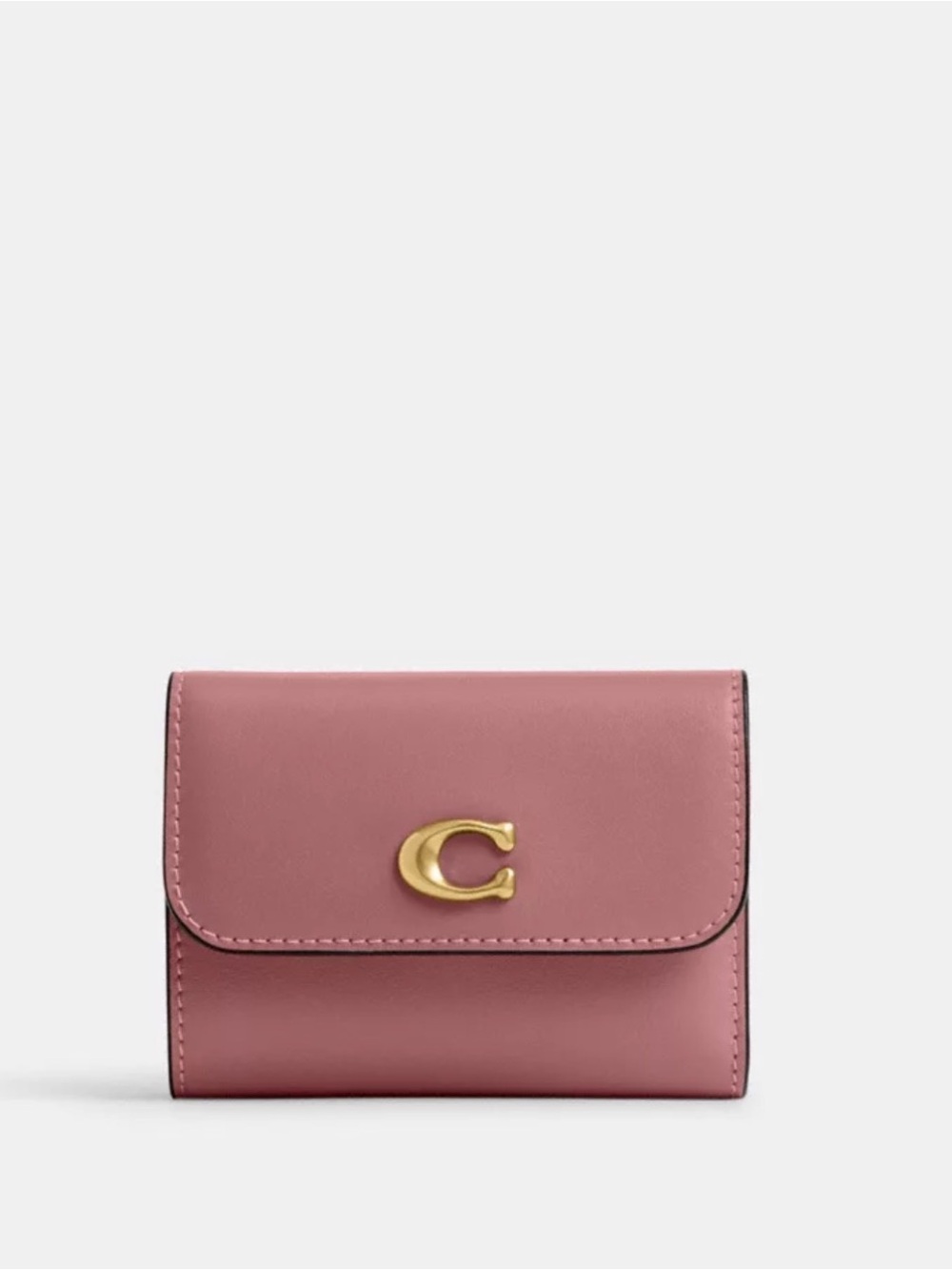 🩷Coach NWT Essential Small Card Holder Wallet in Peony